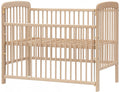 Detská postieľka so sťahovacou bočnicou Mišek - buk, 120 x 60 cm