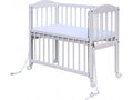 Biela postieľka so sťahovacím bokom k posteli Baby - borovica,  90 x 41 cm