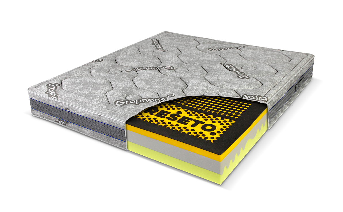 Penový matrac EVO Graphene - antibakteriálny