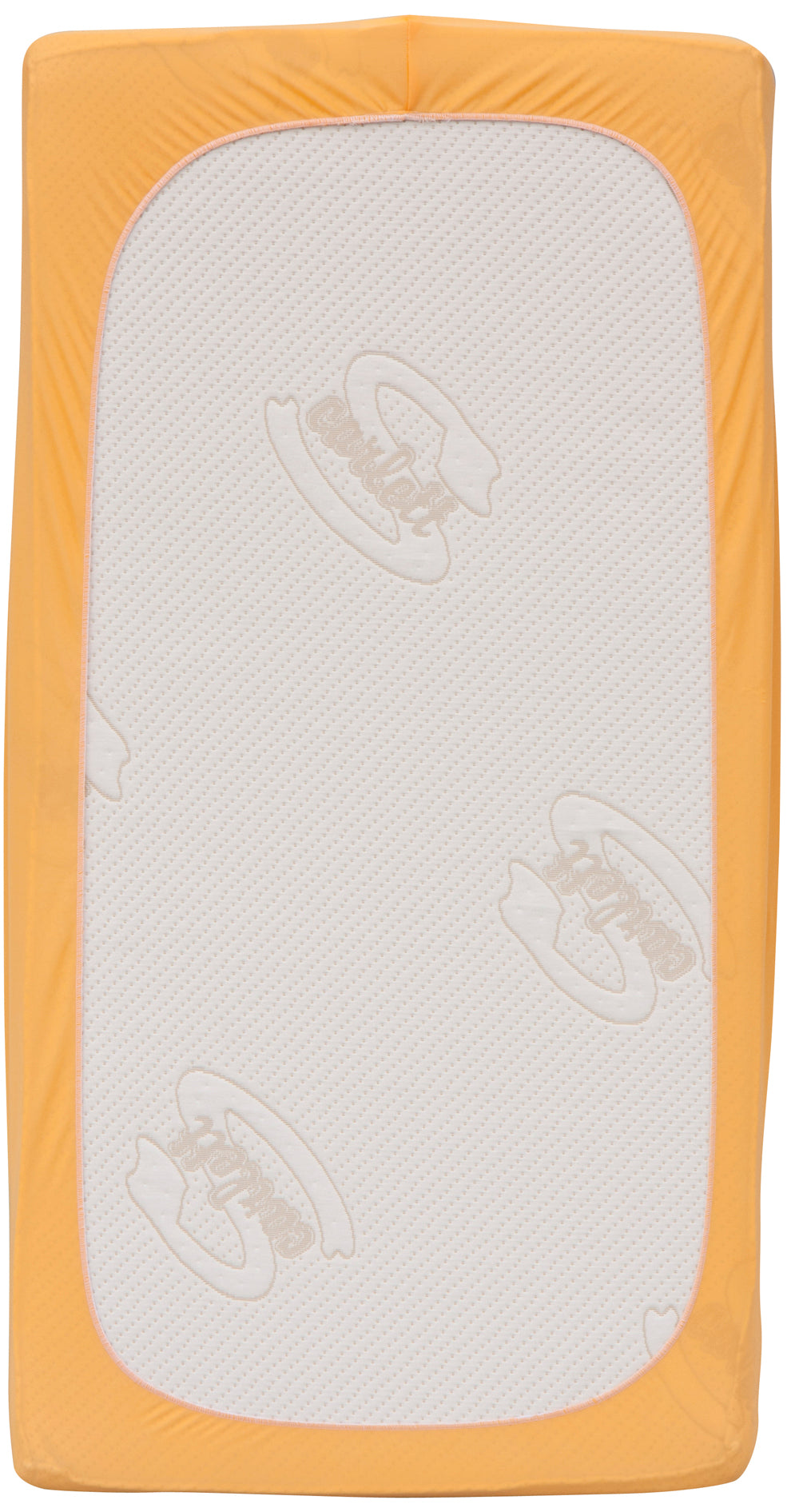 Nepremokavá plachta TENCEL do postieľky 60 x 120 cm - oranžová