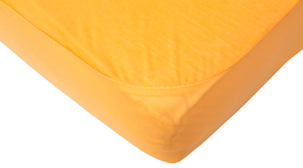 Nepremokavá plachta TENCEL do postieľky 60 x 120 cm - oranžová